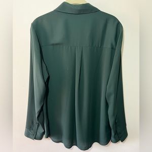 Express, emerald green long sleeve portifino, L